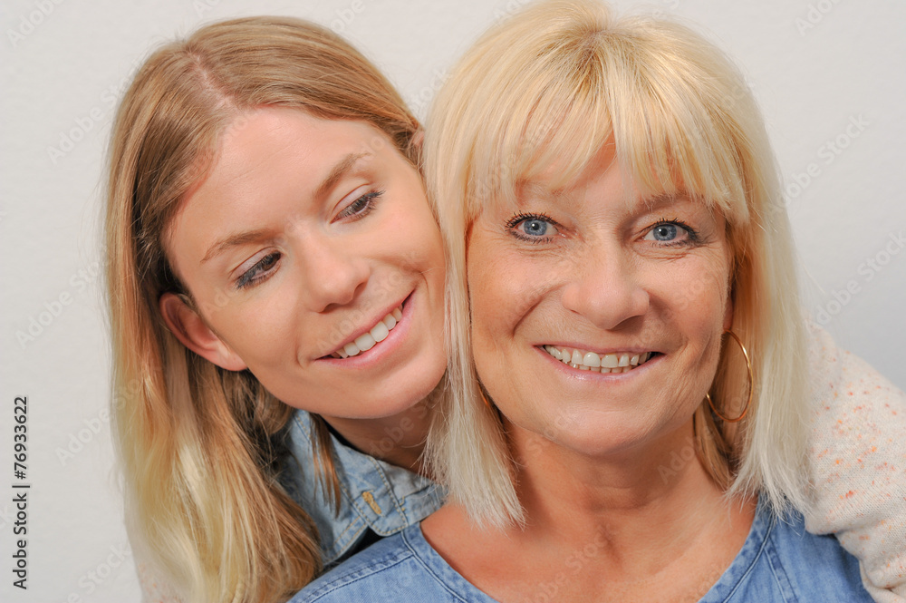 Senior mother and daughter Senior mother and daughter