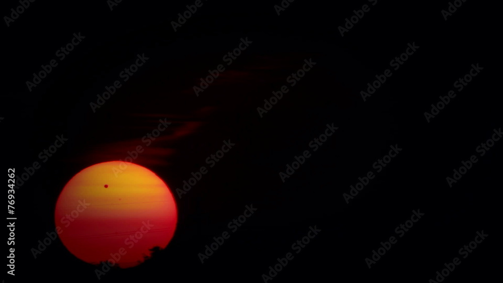 The transit of Venus across the Sun disk Timelapse The transit of Venus across the Sun disk Timelapse