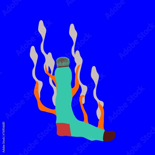 Burning sock - traditional marine and yacht ceremony