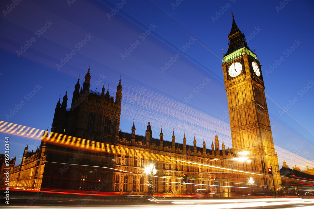 Obraz premium Palace of Westminster at Night