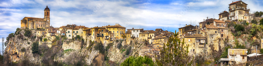 Toffia -hill top village ( beautiful villages of Italy series)