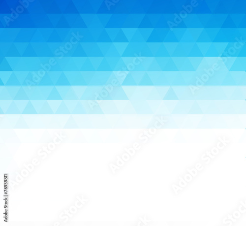 Abstract blue geometric technology background