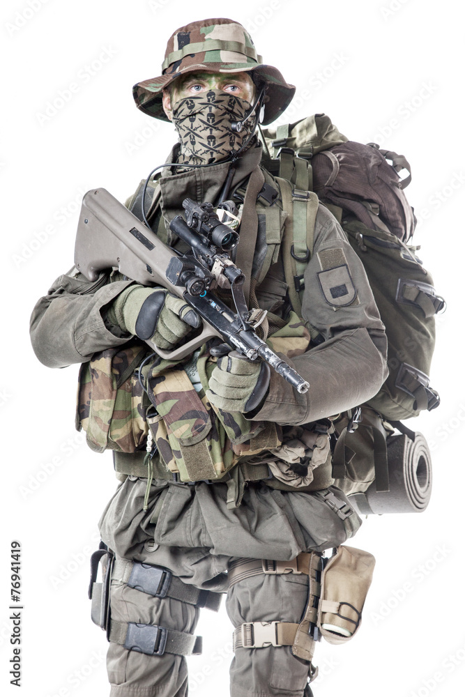 Obraz premium Jagdkommando soldier Austrian special forces