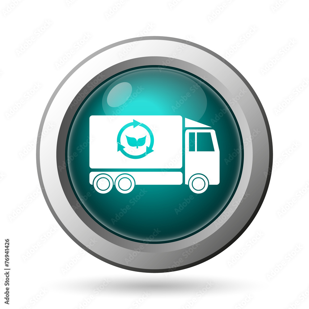 Eco truck icon