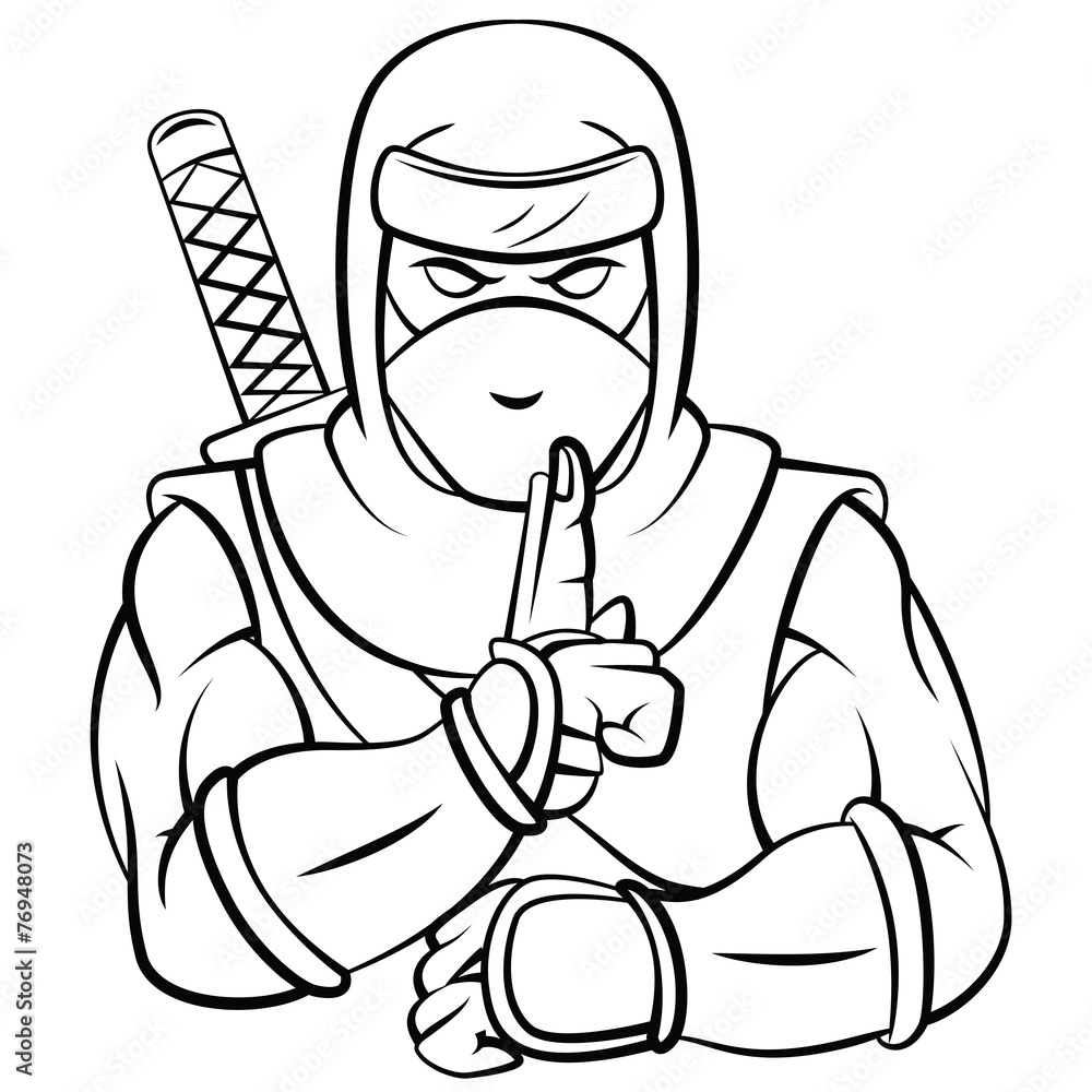 Arquivo de Desenho de um ninja fácil - Páginal Inicial