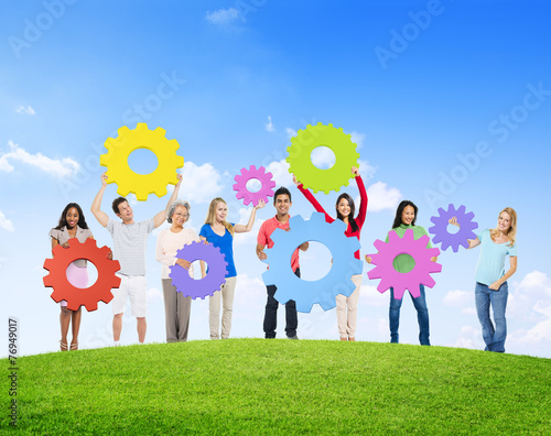 Diverse Diversity Ethnic Ethnicity Unity Togetherness Concept