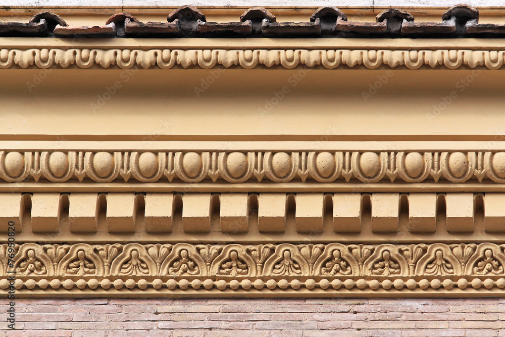 Vatican facade detail Vatican facade detail