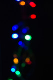 De focused lights , blur effect use for background