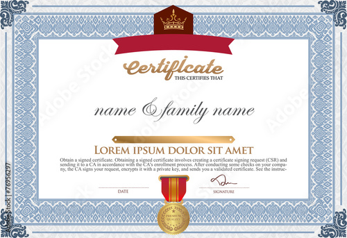 Certificate Design Template.