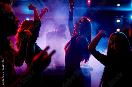 Fotografie, Obraz Dancing at disco