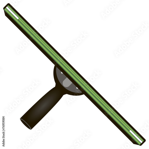 Rubber scraper for cleaning