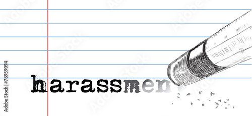 Creative on a theme of harassment