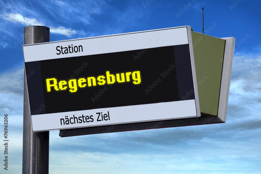 Anzeigetafel 6 - Regensburg