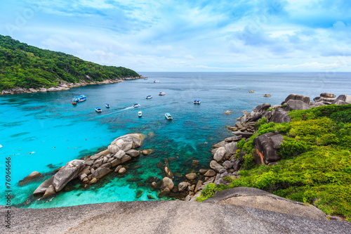 Similan island viewpoint in Thailand