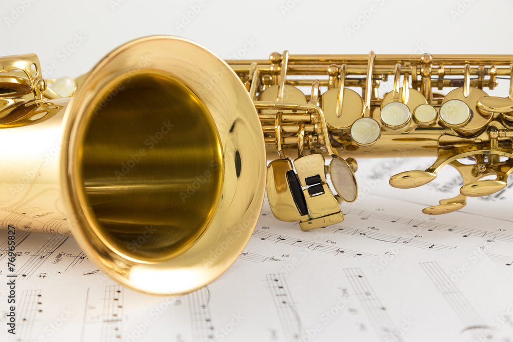 Naklejka premium Saxophone