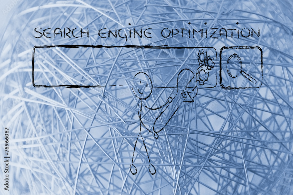 Fototapeta premium SEO, search engine optimization