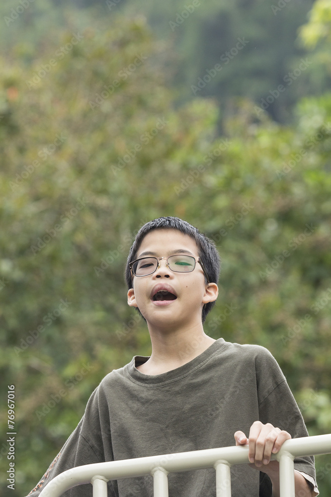 Naklejka premium Thai boy