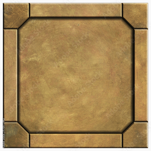 Bronze plaque