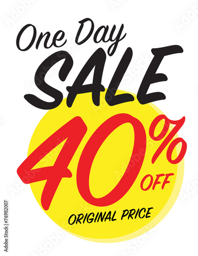 Sale sign