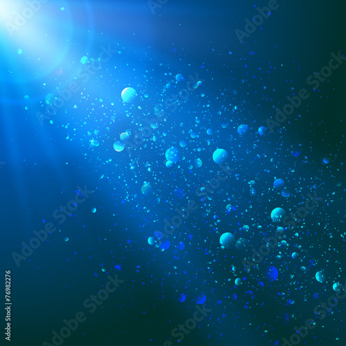 Abstract background with light and bokeh
