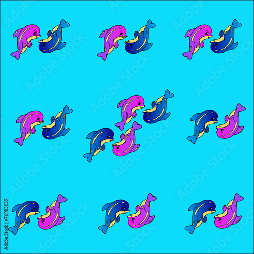 Two dolphins.