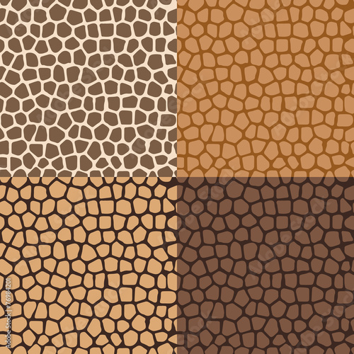 Abstract seamless backgrounds of the skin