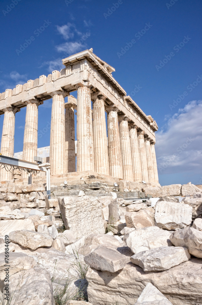 Parthenon temple on the Acropolis of Athens,Greece Parthenon temple on the Acropolis of Athens,Greece