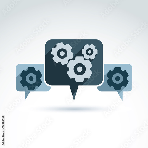Business theme icon with ge...