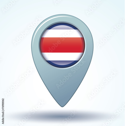 Flag of Costa rica, vector illustration Free Download Flag of Costa rica, vector illustration - GFXLoad