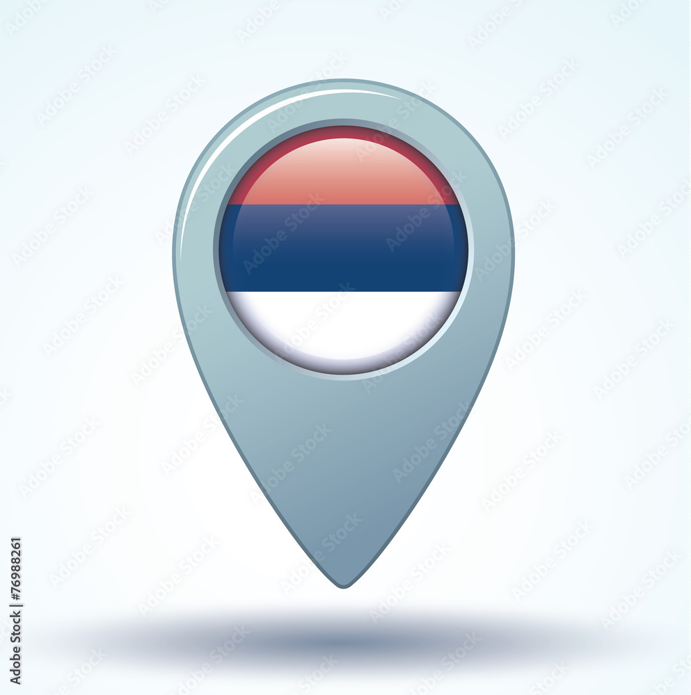 Flag of Serbia, vector illustration Flag of Serbia, vector illustration