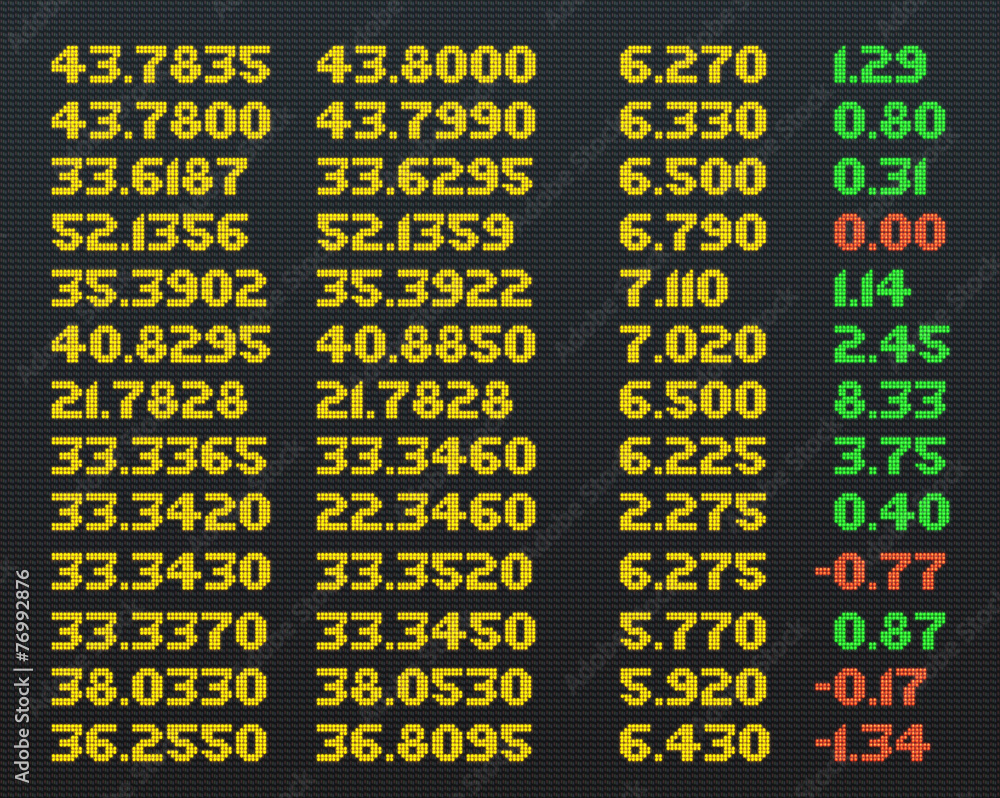 Fototapeta premium Business stock exchange