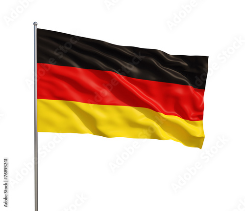 Waving flag of Germany