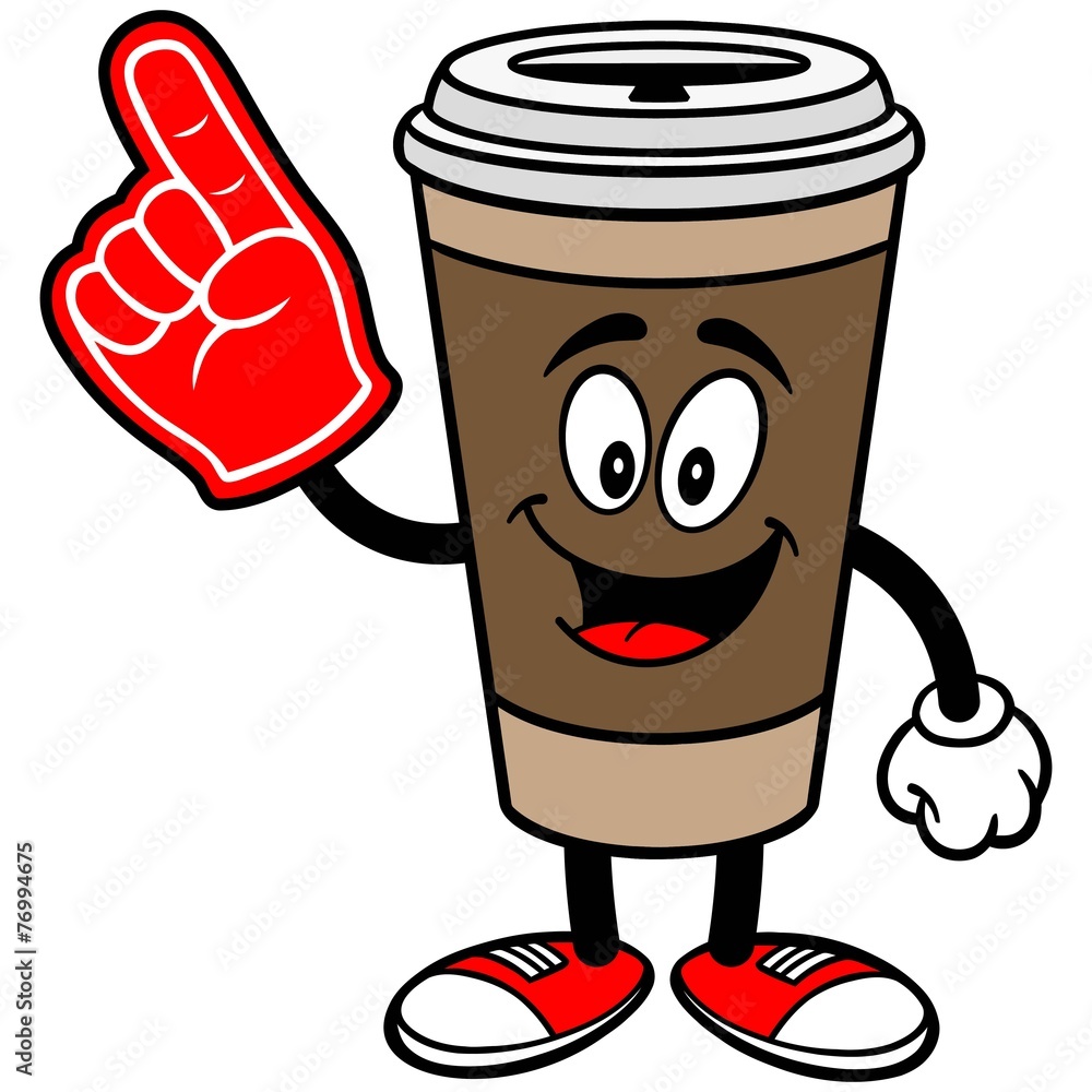 Coffee with Foam Finger Coffee with Foam Finger