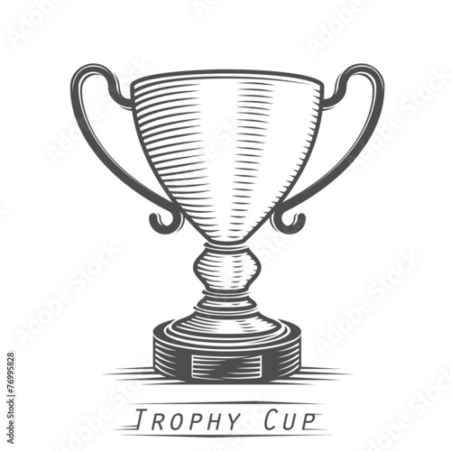 Winner cup vintage tattoo