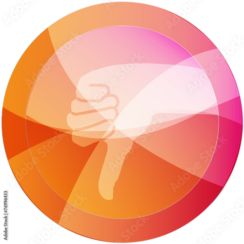 negativ vector button