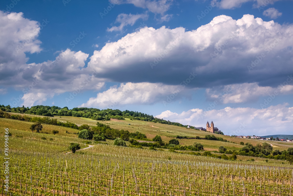 Fototapeta premium Abtei St. Hildegard (Rüdesheim am Rhein)