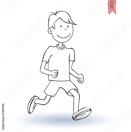 boy running