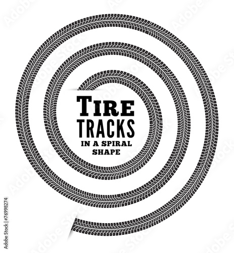 Tire tracks
