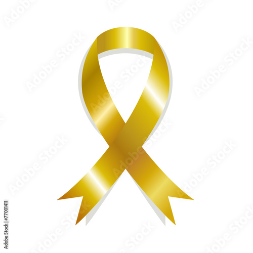 Golden awareness ribbon, childhood cancer