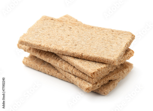 Foto Stack of  crispbread