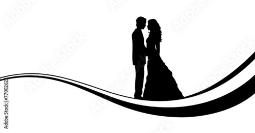 Hochzeitskarte Vektor