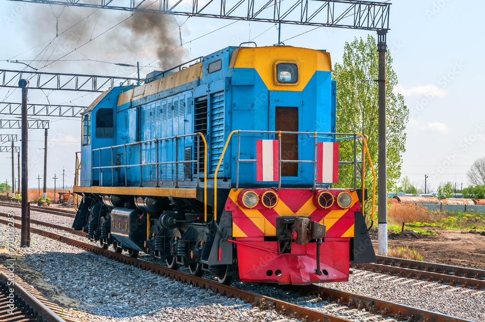 Obraz premium Diesel Locomotive