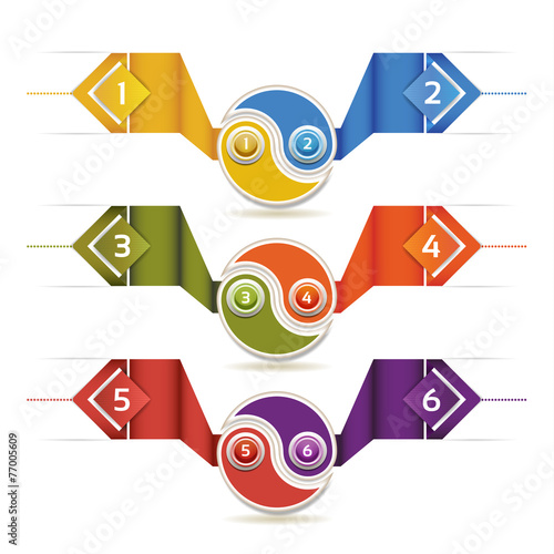 Vector Progress Background / Product Choice or Version