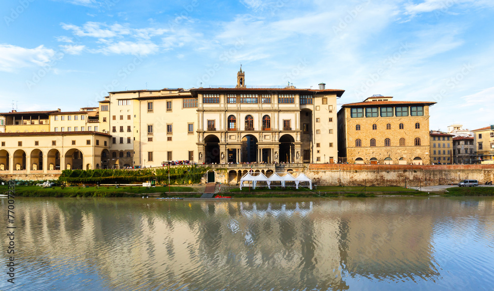 The Uffizi Gallery and the corridor Vasariano