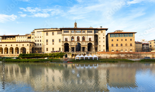 The Uffizi Gallery and the corridor Vasariano photo