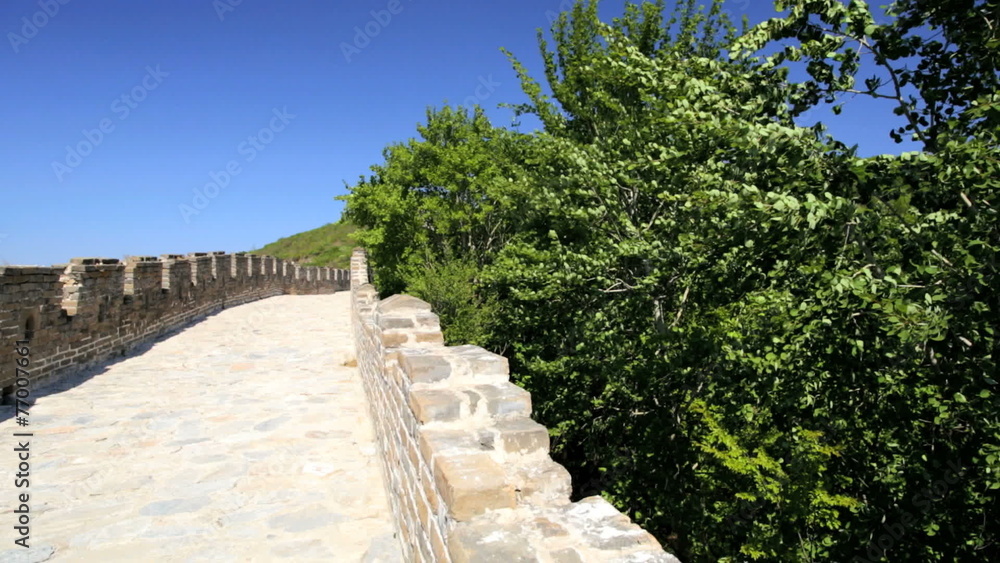 Great Wall of China wind trees no people travel Hand made Beijing Great Wall of China wind trees no people travel Hand made Beijing
