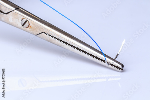 Vászonkép Surgical suture