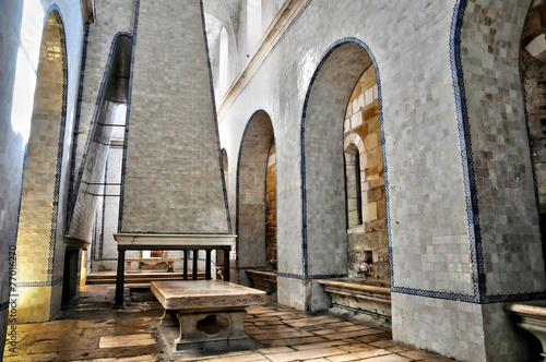 Portugal , historical and pisturesque  Alcobaca monastery photo