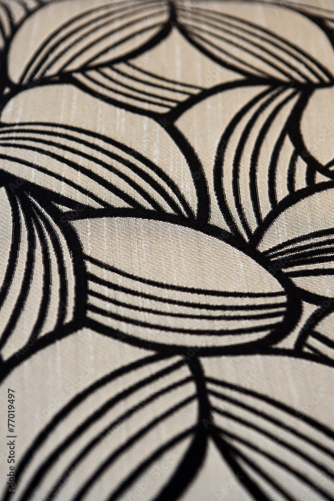 Fototapeta premium Black and beige color fabric background