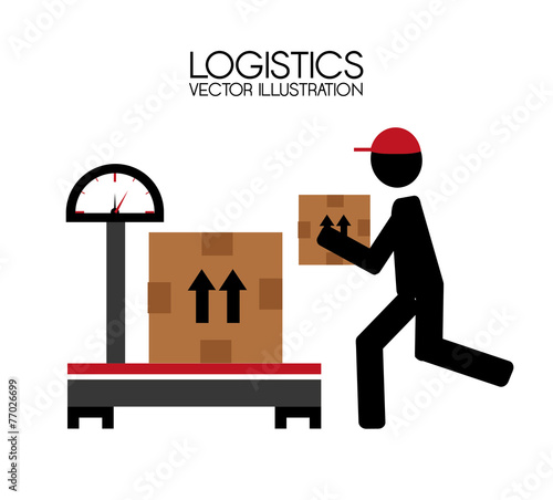 Delivery design, vector illustration.